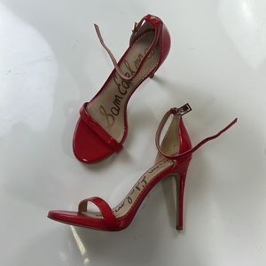 Sam Edelman red heels us 7 A3-13